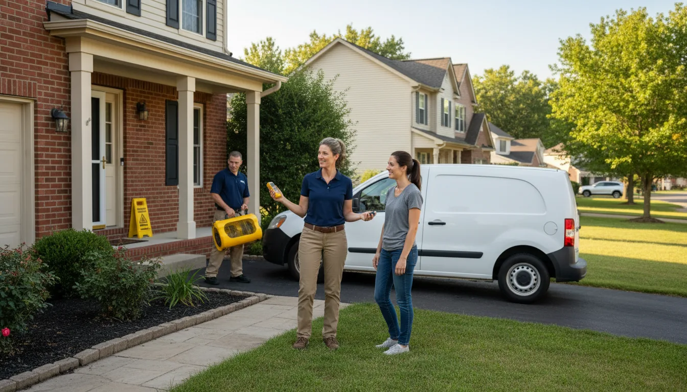 Water restoration image for Dehumidification And Cleanup Services in Bellbrook, OH